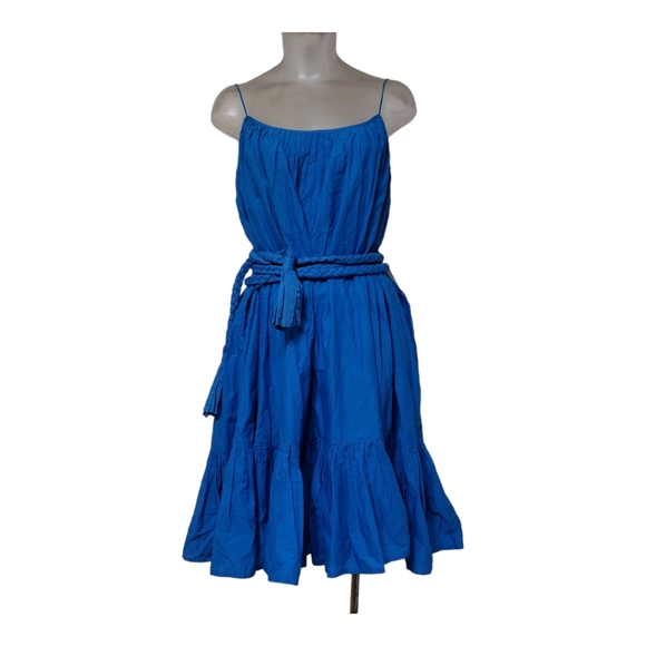 Rhode Resort Nala Scarlet Blue Short Sun Dress Size L vacation beach - Picture 3 of 16